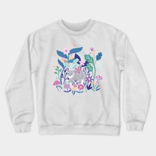 Cat in the Garden Crewneck Sweatshirt